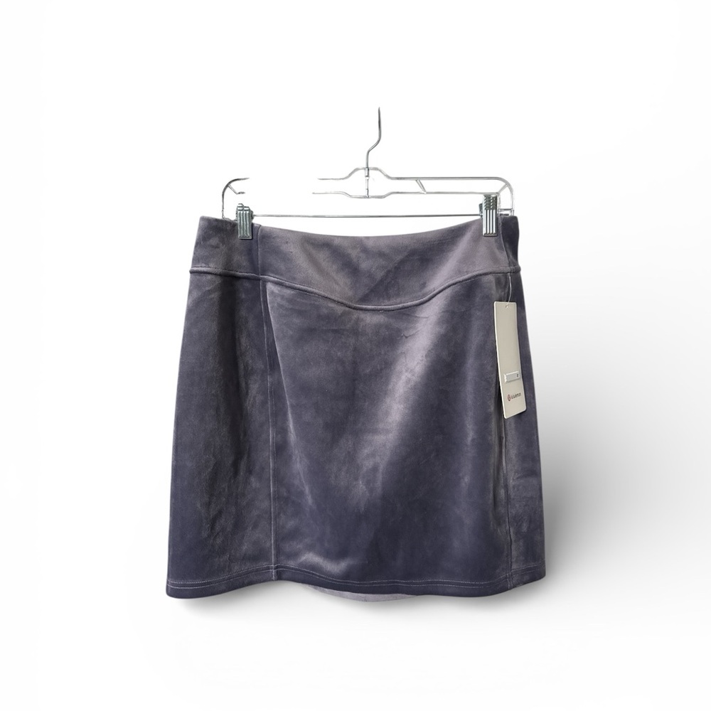LULULEMON *NWT* Scuba HR Mini Skirt Velvet Lg. Nightfall Purple